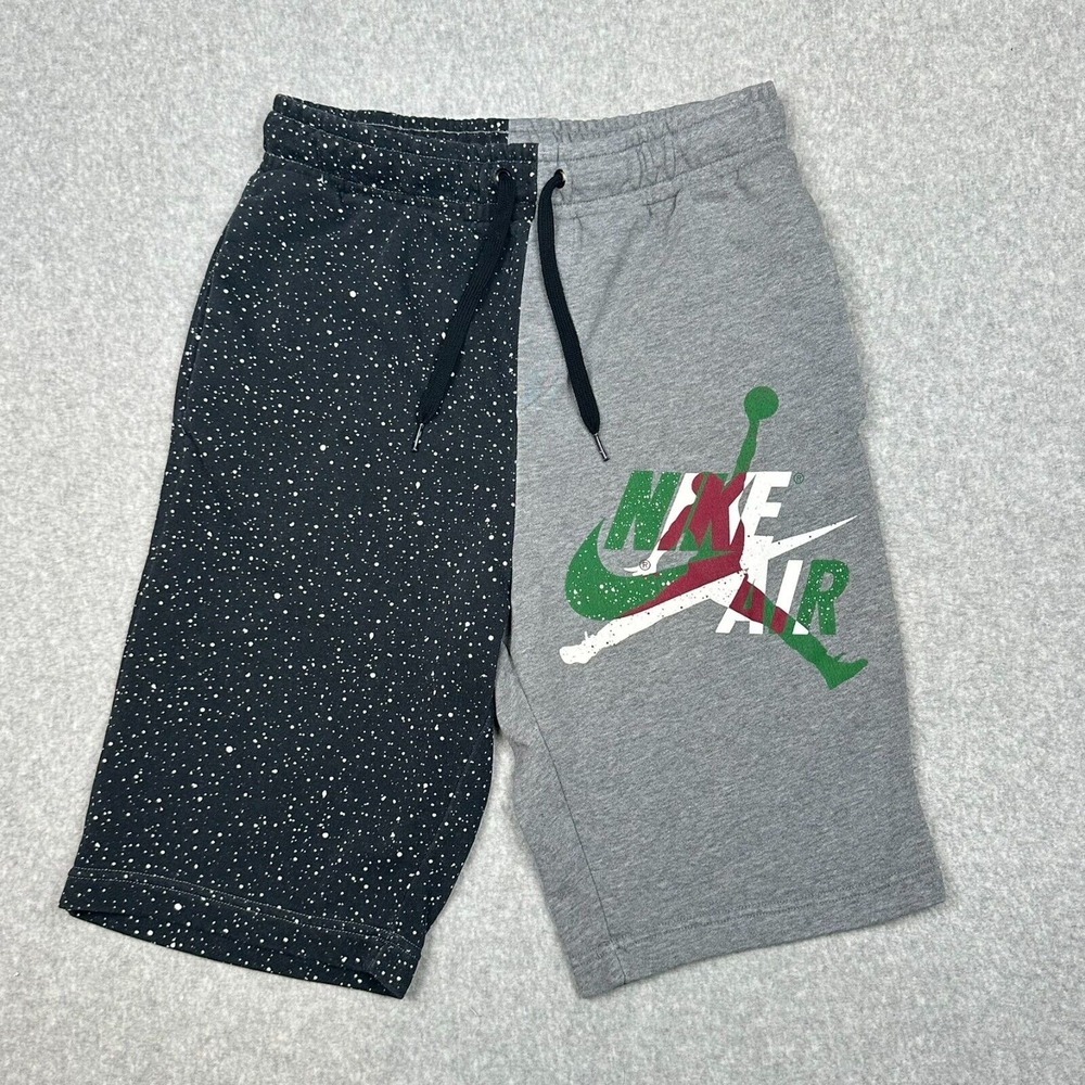Nike Jordan Jumpman Classics Fleece Shorts Mens S Carbon Heather Black Y2K 2007